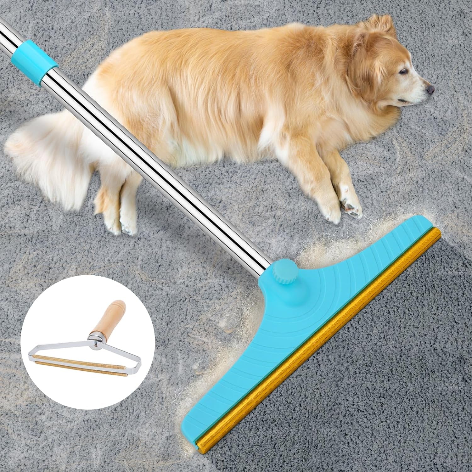 carpet-rake-for-pet-hair-removal-tool-dog-cat-hair-remover-for-furniture-60-pet-hair-remover-broom-for-pet-owner-reusable-hair-remover-with-adjustable-handle-carpet-brush-for-rugs-mats-couch
