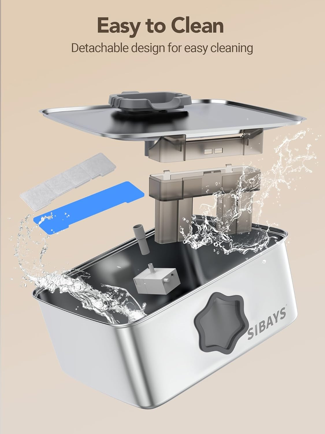 sibays-4gal-15l-dog-water-fountain-stainless-steel-pet-water-fountain-with-water-level-window-led-light-quiet-automatic-dog-water-bowl-dispenser-for-large-dogs-multi-pet-easy-to-clean-fs81