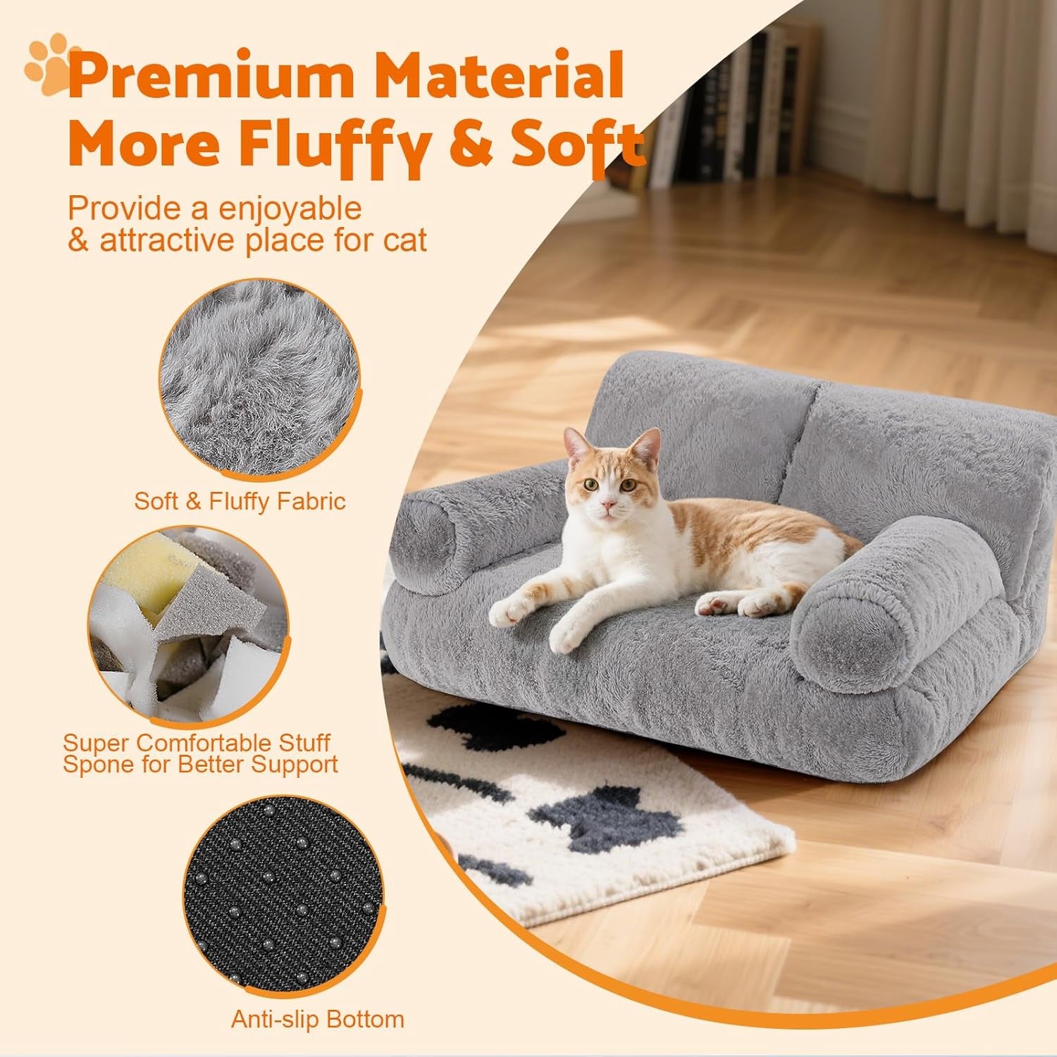 gimars-upgrade-large-cat-bed-for-indoor-cats-added-10-more-stuff-sponge-orthopedic-pet-couch-beds-with-bolstered-edges-fluffy-washable-removable-cover-anti-slip-base-grey-10-more-stuff-sponge-orthopedic-pet-couch-with-bolstered-edges-fluffy-washable-removable-cover-anti-slip-base