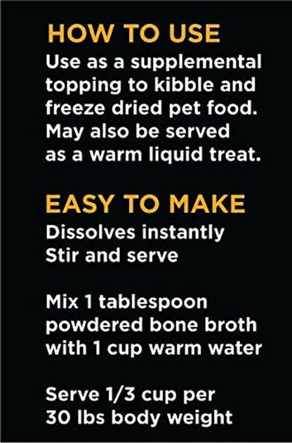 Nature'S Diet Pet Bone Broth Protein Powder with Pumpkin, Fish Oil and Turmeric (Beef, 16 Oz = 159 Servings)4