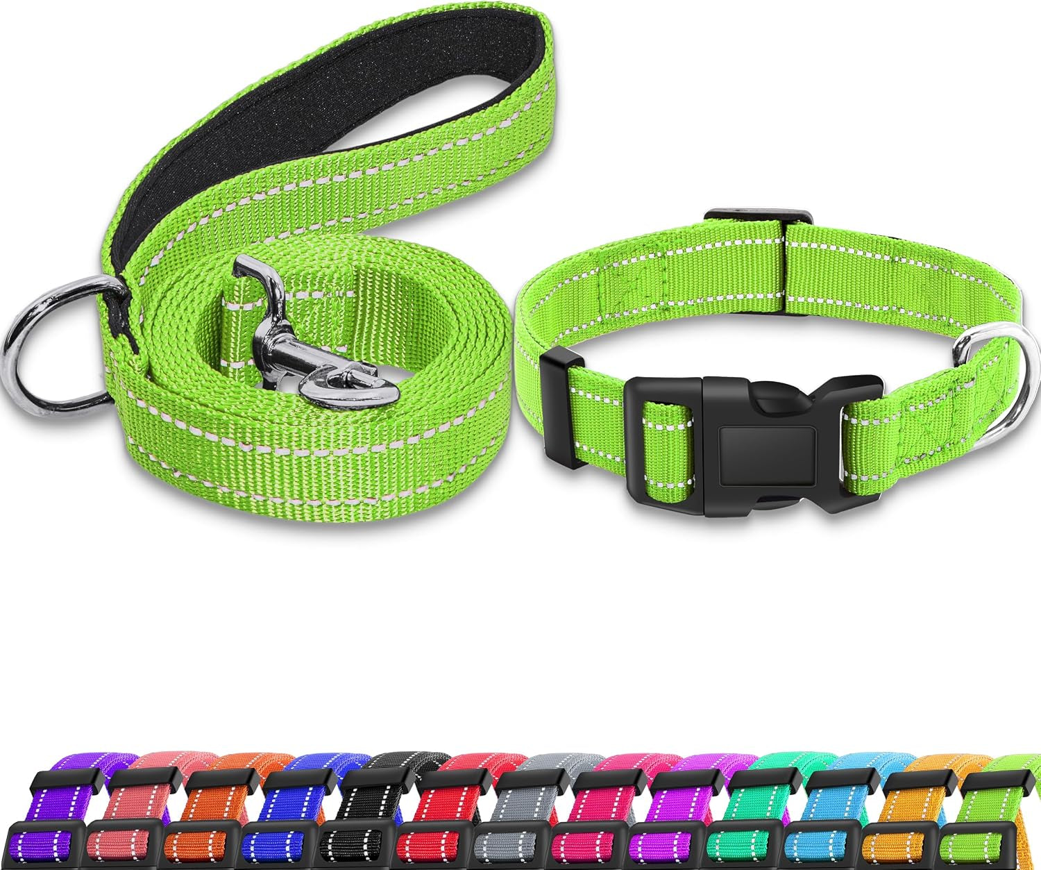 reflective-dog-collar-with-safety-locking-buckle-adjustable-soft-breathable-nylon-collars-for-small-medium-and-large-dogscollar-leash-xs-width-5-8-turquoise-adjustable-soft-breathable-nylon-collars-for-small-medium-and-large-dogs-xs-width-5-8-turquoise