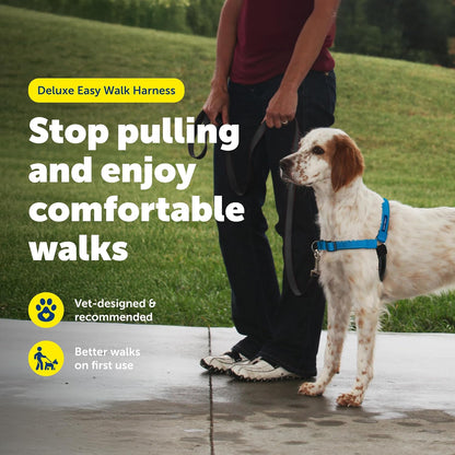 Petsafe Easy Walk Deluxe Dog Harness, No Pull Dog Harness – Perfect for Leash & Harness Training – Stops Pets from Pulling and Choking on Walks – Medium, Ocean4