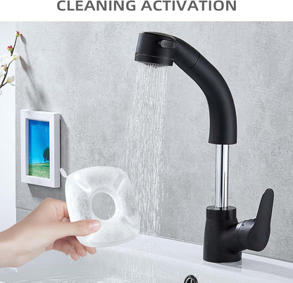 Cat Water Fountain Filter Pet Drinking Fountain Filter, Compatible with 67/95/135/85Oz Automatic Pet Dispenser, Triple Filtration Dog Fountain Filter, 4 Pack (4 Carbon Filters+4 Sponge Filters)9