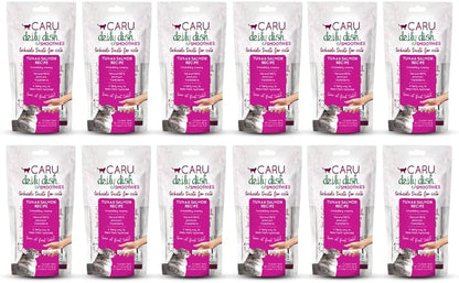 CARU - Daily Dish Tuna Flavored Cat Smoothies - 0.5Oz Tubes - 4 Pack11