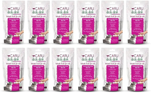 CARU - Daily Dish Tuna Flavored Cat Smoothies - 0.5Oz Tubes - 4 Pack11