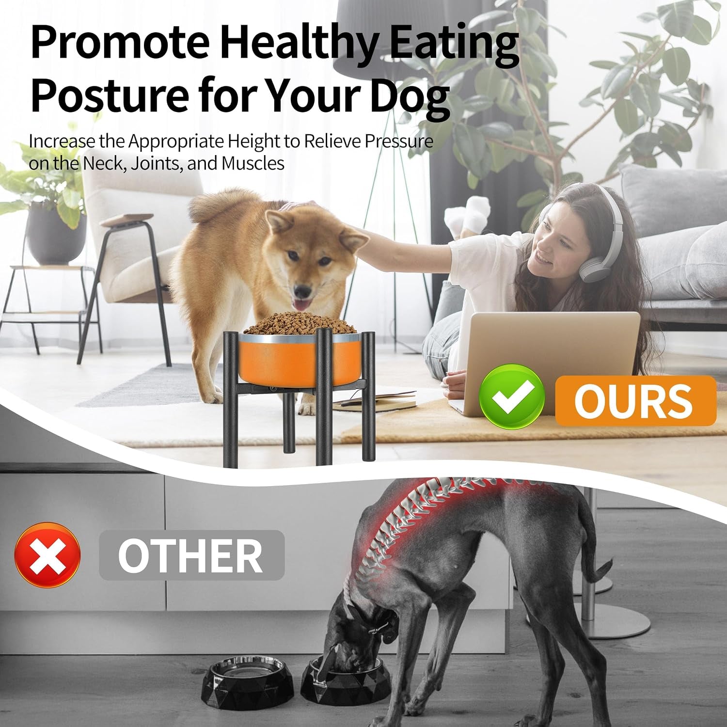 proerr-lifted-dog-bowl-stand-without-bowls-single-raise-pet-food-table-adjustable-wide-6-10-tall-8-10-12-bowl-stand-size-optional-dog-bowls-holder-elevated-for-small-medium-large-dogs-breed