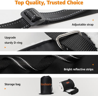 LOOBANI Adjustable Dog Sling for Large Dogs Hind Leg Support ACL Recovery | Walking & Stair Assistance, Senior Dog Mobility, Padded Comfort, Adjustable Fit, Lightweight Nylon, Soft Plush Lining6