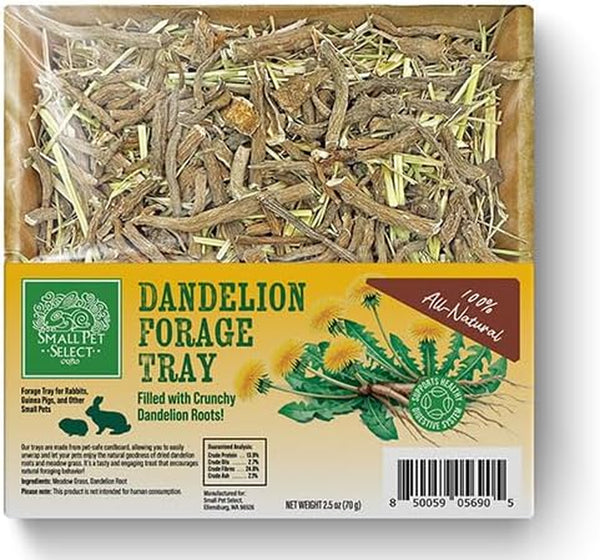 Small Pet Select Forage Tray Bundle, Rabbits & Guinea Pigs, 3-Pack | Dandelion, Flower & Herb Mix, 2.5 Oz Each, Natural Foraging Enrichment for Rabbits, Guinea Pigs & Small Pets5