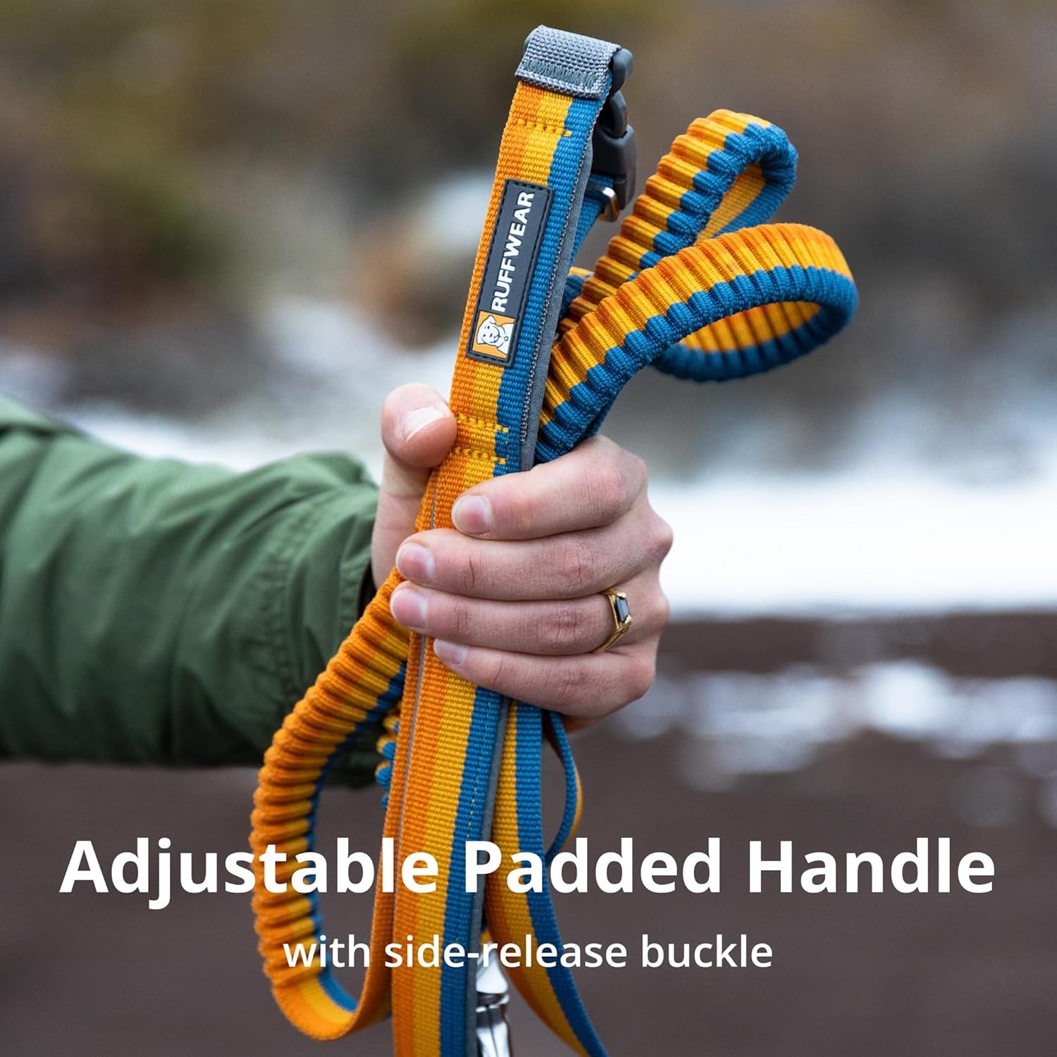 ruffwear-roamer-bungee-dog-leash-for-running-biking-or-hiking-can-be-used-hand-held-or-hands-free-river-rock-green-5-5-7