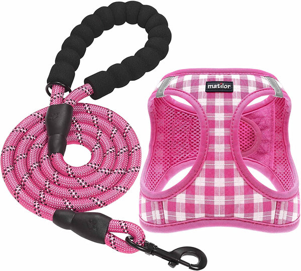 Dog Harness Step-In Breathable Puppy Cat Dog Vest Harnesses for Small Medium Dogs7
