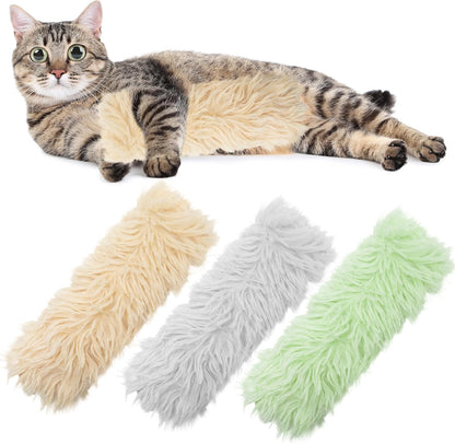 3 Pack Catnip Toys,Soft and Durable Cat Pillows Toys, Funny Cat Toy | Crinkle Sound Catnip Toys,Indoor Interactive Cat Kicker Toy, Companion Toys for Cats, Cat Toys for Indoor Cats (Gray Set)1