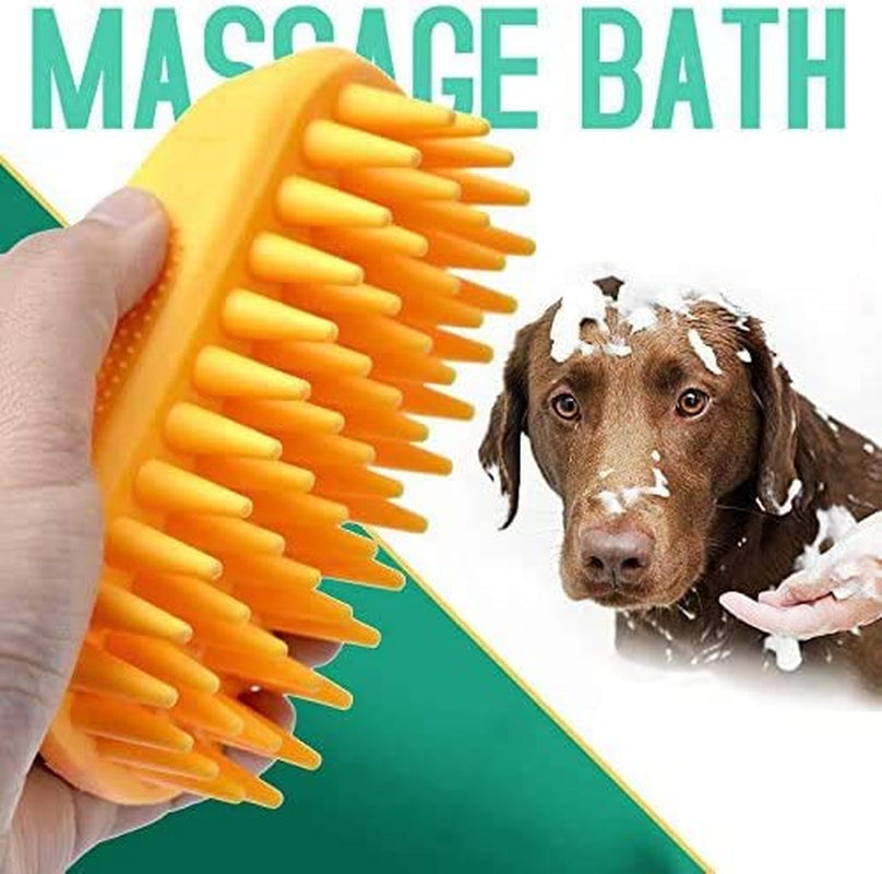 pet-silicone-shampoo-brush-for-long-short-hair-medium-large-pets-dogs-cats-shower-wash-curry-brush-dog-hair-products-accessories-dog-back-massage-for-long-short-hair-small-large-pets-dogsgreen