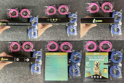 YOTANGO Flea Collar for Dogs, Dog Flea and Tick Collar, 4 Pack, 32 Months | Waterproof, Adjustable, and Lightweight for Dogs and Puppies. Four Collars Offer 32 Months and Start within 24 Hours.8