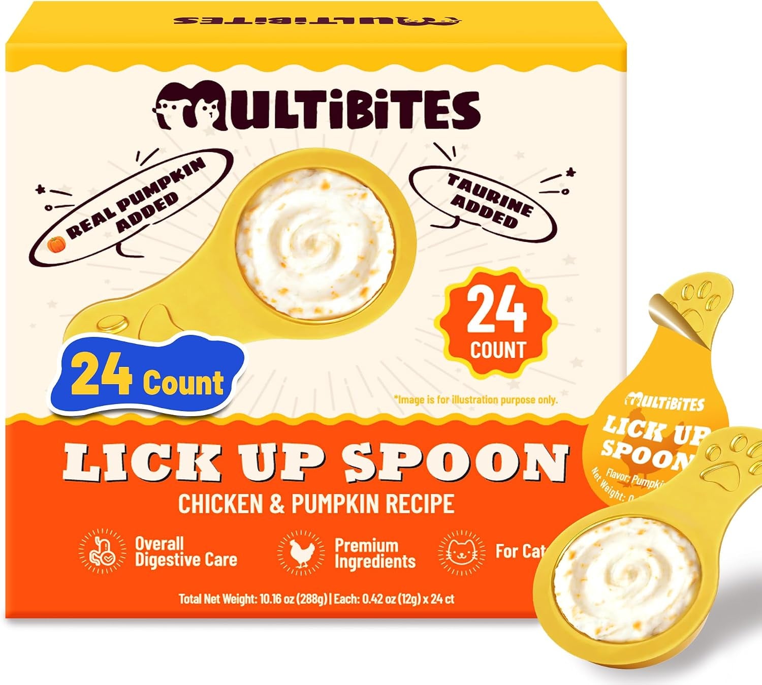 lickable-cat-treats-with-lick-up-spoons-healthy-wet-cat-snacks-for-digestive-support-grain-free-kitten-treats-with-taurine-vitamins-cat-grass-pumpkin-variety-pack-32-spoons