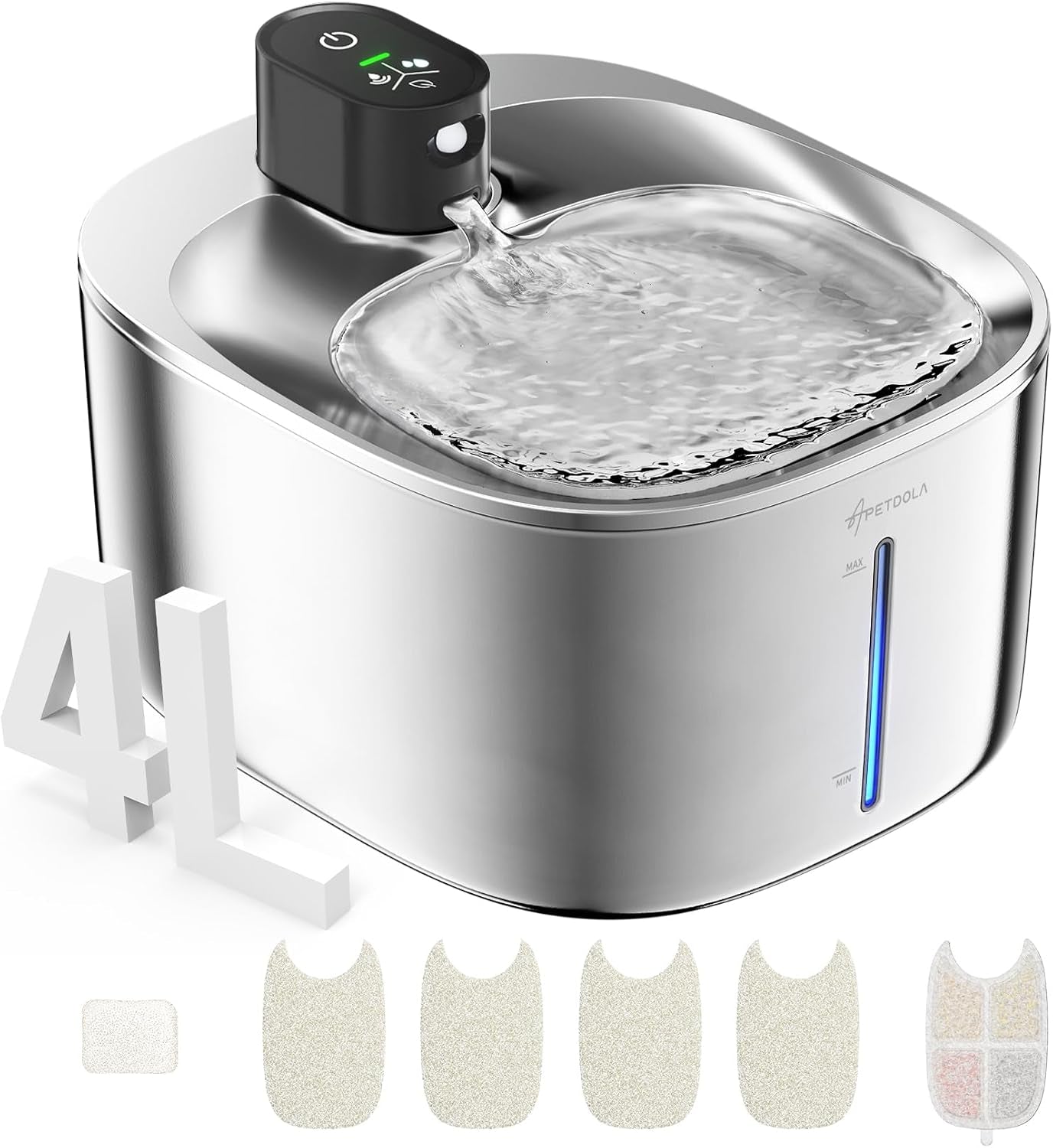 wireless-cat-water-fountain-stainless-steel-135floz-4l-battery-operated-automatic-pet-fountain-cordless-cat-water-dispenser-pet-drinking-water-fountain-for-multicat-cats-dog-outdoor