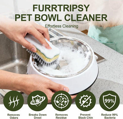 Pet Bowl Cleaner Mousse-Pet Safe Ingredients,Essential Techniques for Water and Food Bowl Hygiene-Dog Cat Wash Mousse Fragrance-Free2