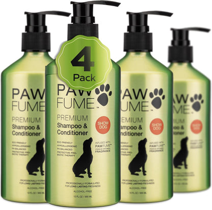 PAWFUME Deshedding Dog Shampoo and Conditioner, Show Dog, 1-Pack – Nourish & Detangle for Silky Soft Coat – Probiotic, Deep-Cleaning, Ph-Balanced Formula – Salon-Quality Shampoo for Dogs15