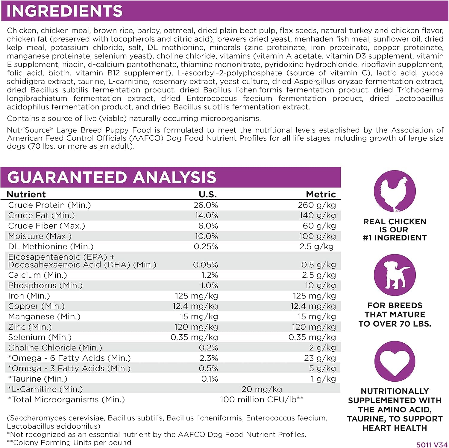 nutrisource-large-breed-puppy-dry-dog-food-chicken-rice-26-lb-probiotic-prebiotic-support-dha-epa-grain-inclusive-no-corn-wheat-or-soy
