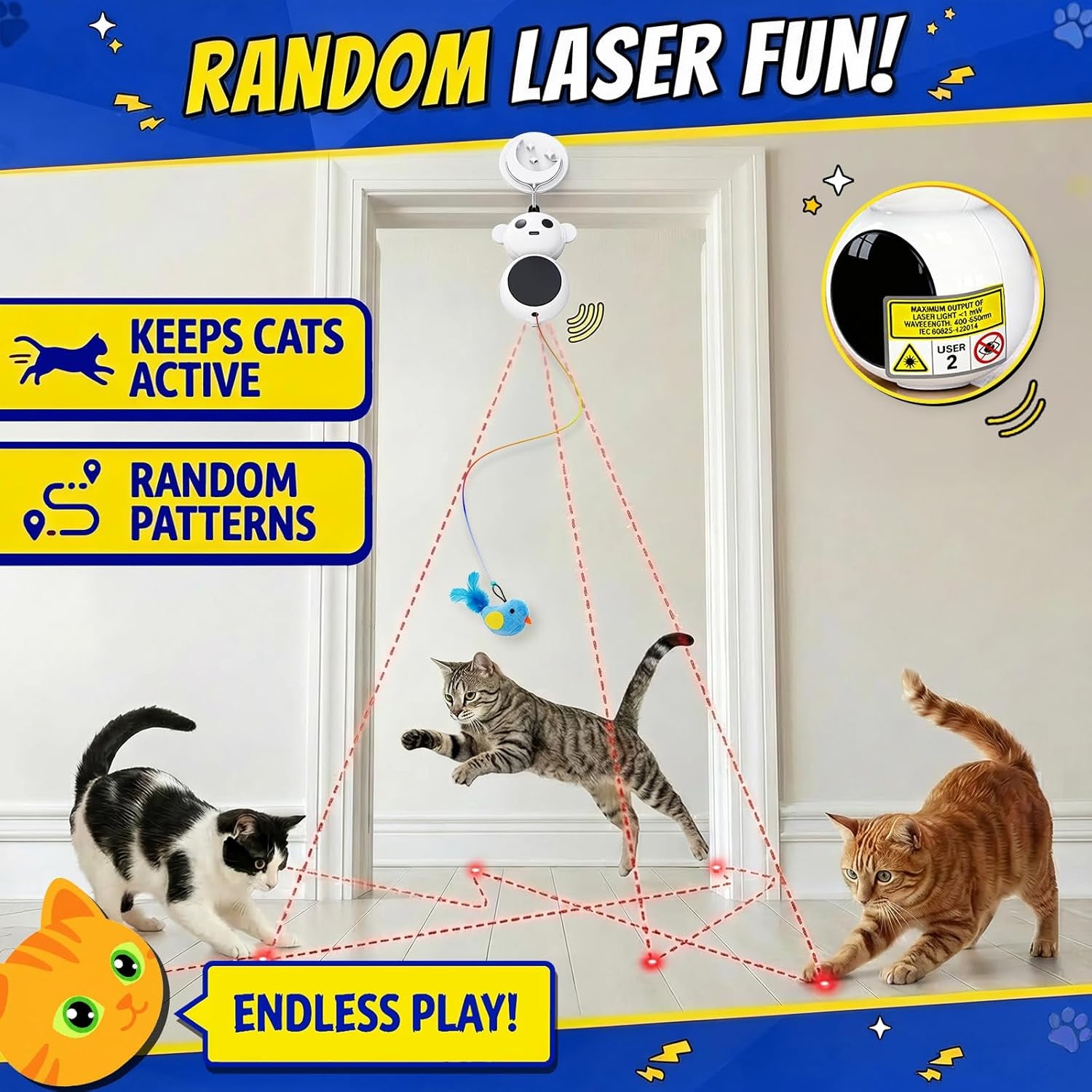 interactive-cat-toys-for-indoor-cats-automatic-laser-cat-toys-flying-bird-feather-cat-wand-toy-best-kitten-adult-cat-enrichment-stimulation-toy-hanging-electric-kitty-toys-for-bored-cats-beige