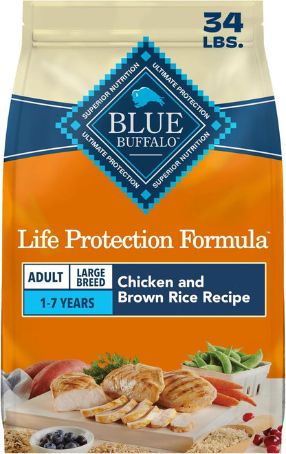 Blue Buffalo Life Protection Formula Chicken Large Adult Dog Food, 30 Lb | Real Chicken #1 Ingredient, Antioxidant-Rich Lifesource Bits, Glucosamine Supports Joint Health & Mobility in Large Breeds16