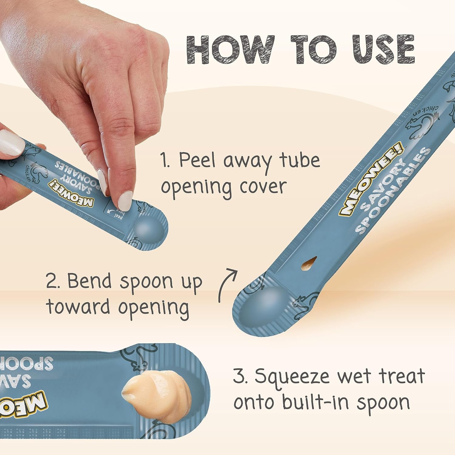meowee-savory-spoonables-variety-pack-12-count-tube-triple-flavor-squeezable-lickable-wet-treats-for-cats-with-built-in-spoon-for-less-mess