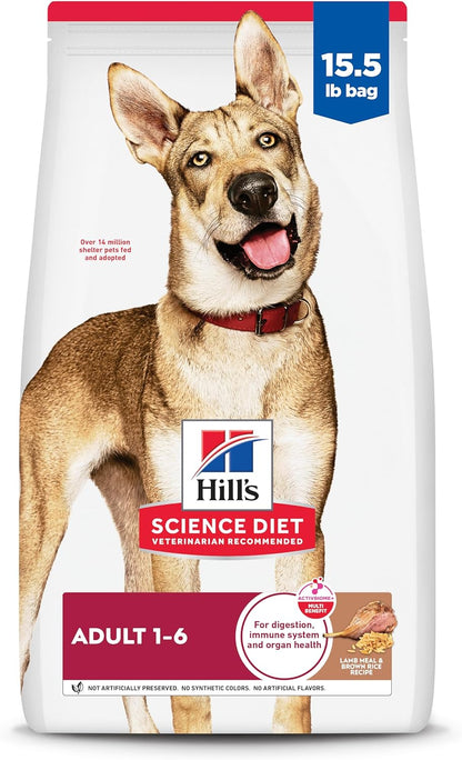 Hill'S Science Diet Adult 1-6 Dry Dog Food | #1 Veterinarian Recommended, Lamb Meal & Brown Rice, 33 Lb. Bag22