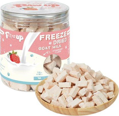 PAWUP Freeze Dried Dog Treats, Goat Milk Yogurt Flavor, 2.8 Oz | Gentle Goat Milk Dog Snacks, for Sensitive Stomachs, for Puppies10