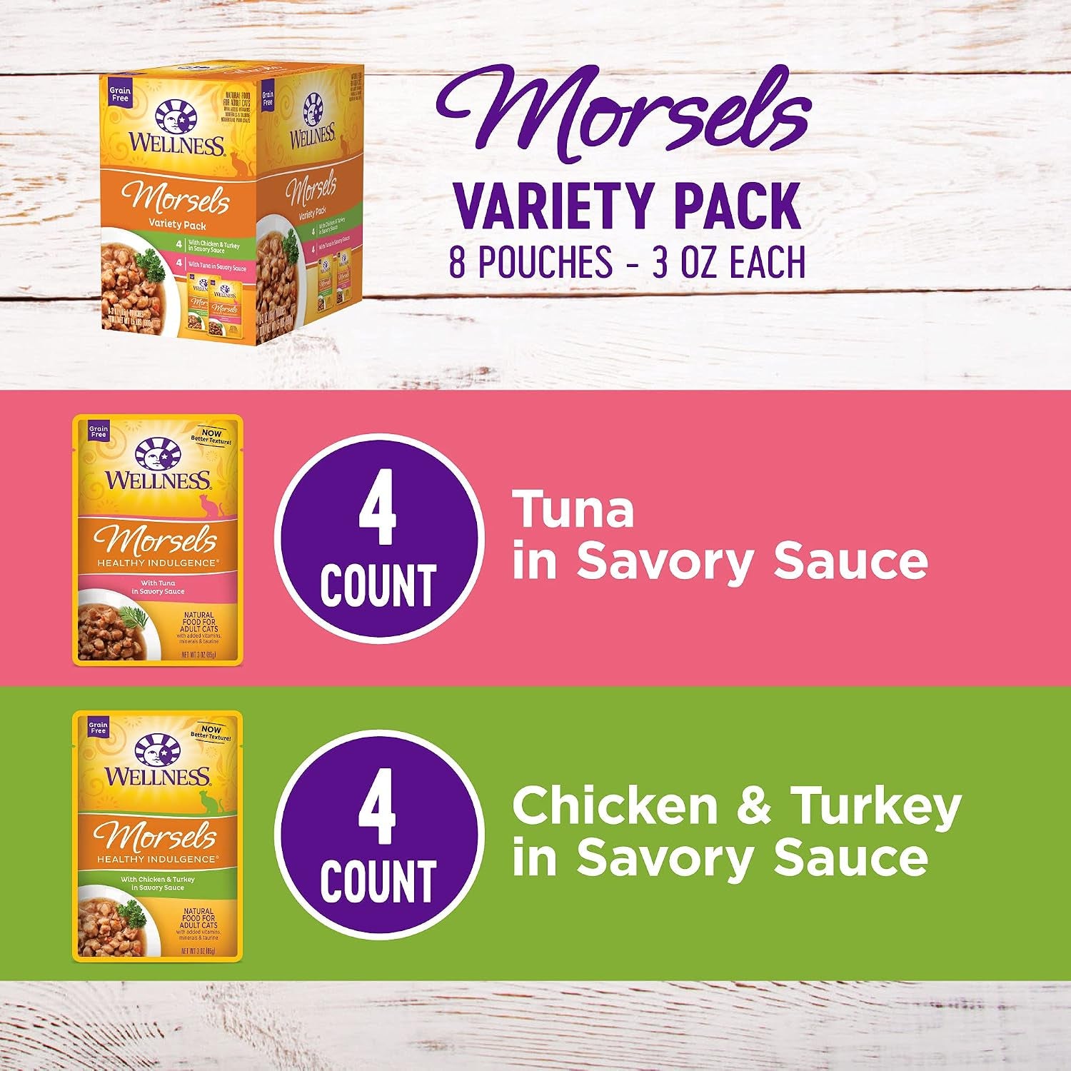 wellness-healthy-indulgence-morsels-variety-pack-adult-wet-cat-food-natural-protein-rich-grain-free-2-flavors-3-oz-pack-of-8-pouches