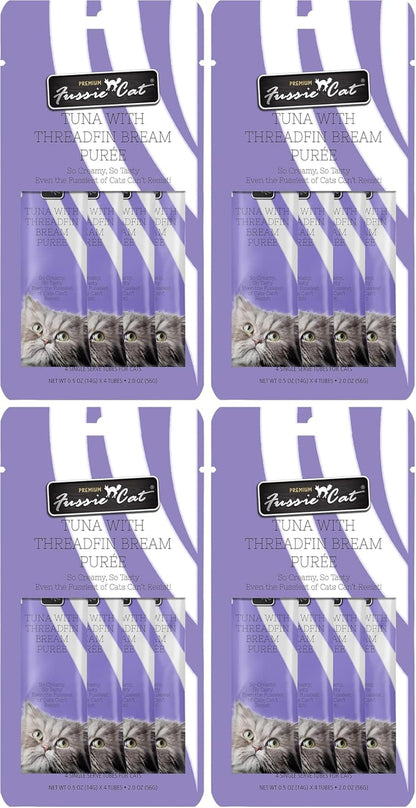 Fussie Cat, 0.5 Ounces Each, 50 Tubes, Ocean Fish Variety 10 Flavors29