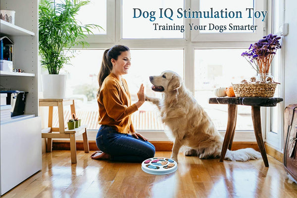 Joansan Interactive Dog Puzzle Game Toys, Dog Enrichment Toys for Puppy Mentally Stimulating Treat Dispenser Dog Treat Puzzle Feeder for Small,Medium and & Large Dogs Treat Training (Blue)5