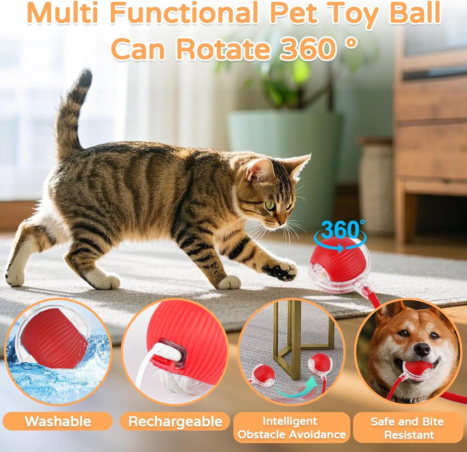 goosheep-2pk-automatic-rolling-interactive-cat-toys-ball-for-indoor-cat-dog-red-grey-3-modes-led-light-360-smart-automatic-rolling-suitable-for-multi-cat-families-for-indoor-cats-and-small-dogs