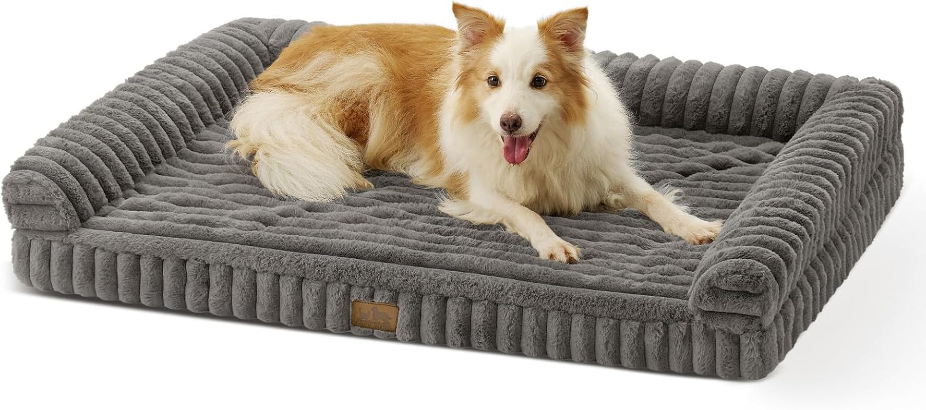 cozy-kiss-ultra-soft-faux-rabbit-fur-dog-bed-for-medium-dogs-36x27-orthopedic-foam-couch-removable-washable-cover-waterproof-lining-cream