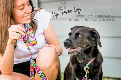 Lucky Love Dog Leash, Beautiful Vivid Patterns, Durable & Long Lasting (Blackbird, Large)6
