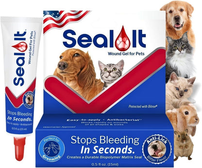 Dog Wound Care Gel for Pets, Styptic Powder Alternative | Helps Protect Minor Cuts, Nails, and Scrapes with a Fast-Acting Gel Designed for Gentle Pet Wound Care1