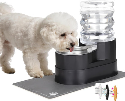 RIZZARI 8L Gravity Dog Water Dispenser: Stainless Steel Bowl Anti-Splash | Wide Mouth Easy Cleaning/ Dishwasher Safe/No Electricity Needed/ Filtered Fresh Water / Multi-Pet Homes29