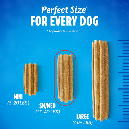 Dentalife Daily Oral Care Dog Treats for Small and Medium Dogs, Chewy Dental Treat to Freshen Breath and Fight Tartar, Chicken Flavor - 40 Ct. Pouch4