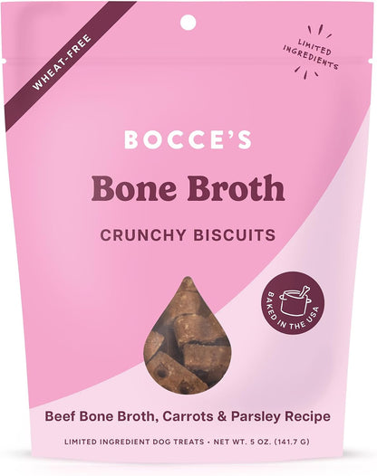 Bocce'S Bakery Birthday Cake Flavor Crunchy Biscuits Dog Treats, 5 Oz | Oven Baked, Wheat-Free Everyday Dog Treat Biscuits - Made with Real, Limited Ingredients and Baked in the USA10