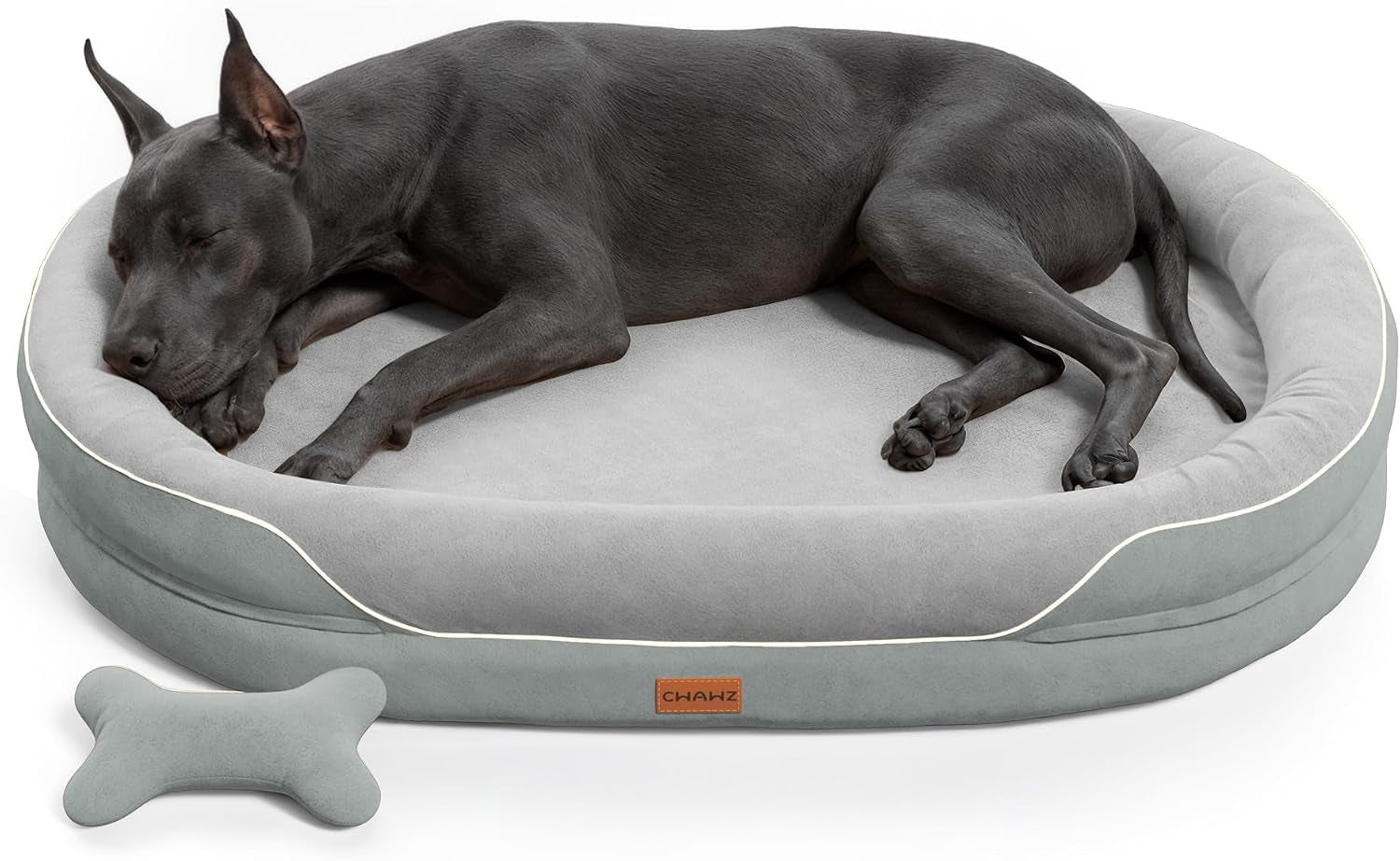 cwawz-xl-orthopedic-dog-bed-extra-large-dog-bed-dog-sofa-for-large-sized-dogs-with-full-surround-bolsters-dual-sided-dog-cooling-bed-with-memory-foam-washable-sofa-with-nonslip-bottom-light-grey