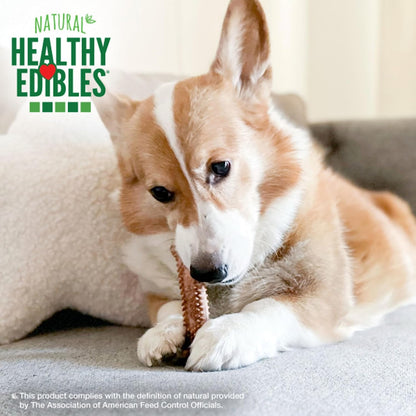 Nylabone Healthy Edibles Meaty Center Dog Treats, Beef Flavor, 12 Count | Natural Dog Chew Bones, Made in USA, Highly Digestible, Help Clean Teeth, Long Lasting Chews for Small Dogs up to 25 Lbs3