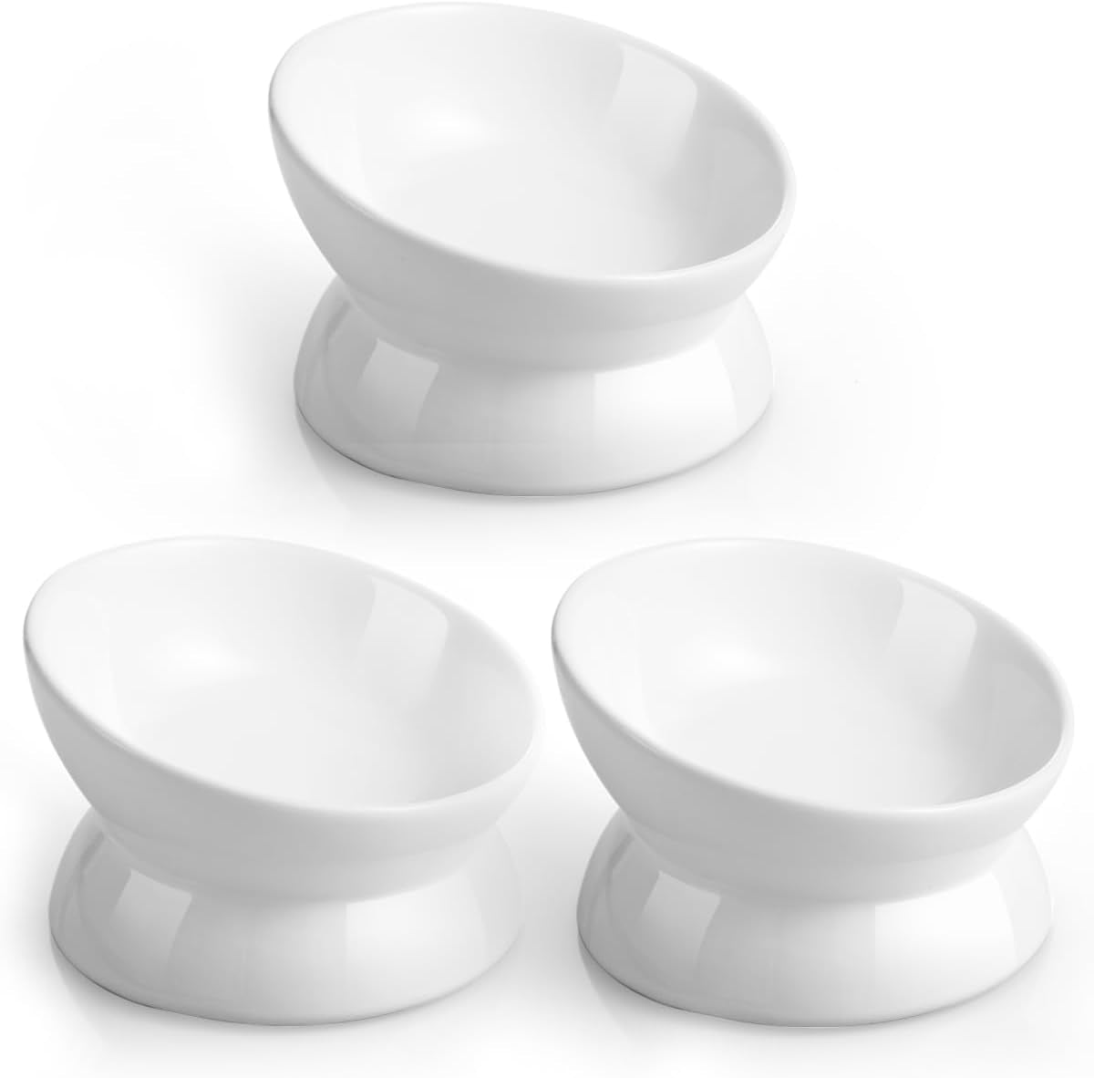 loejan-elevated-cat-food-bowl-5-oz-ceramic-raised-and-tilted-water-bowl-anti-vomiting-and-protect-pets-spines-dishes-for-small-dog-fat-faced-cat-kitten-white-1-pack