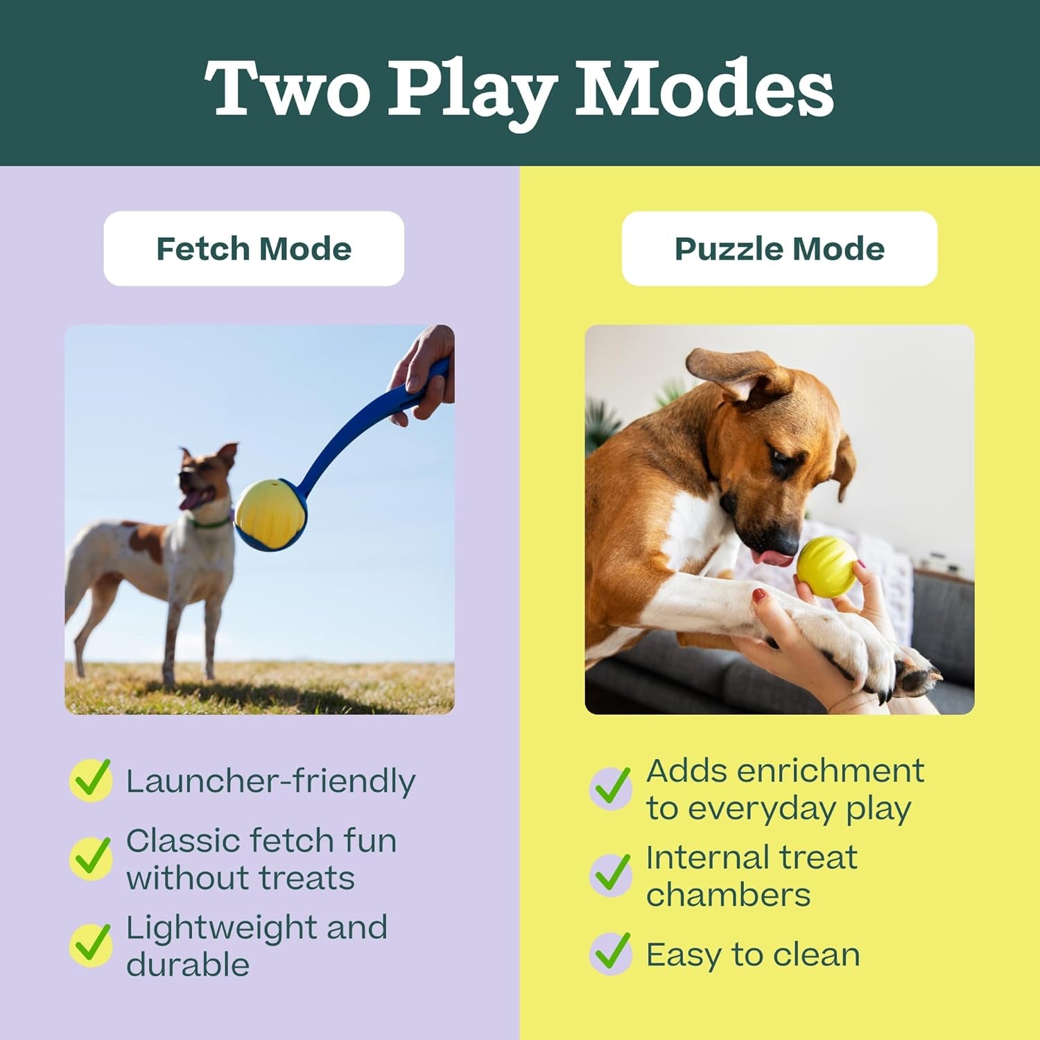 woof-flyball-fetch-ball-dog-treat-dispenser-toy-3-pack-2-in-1-fetch-ball-fits-standard-ball-launchers-treat-dispenser-durable-rubber-dishwasher-safe-puzzle-enrichment