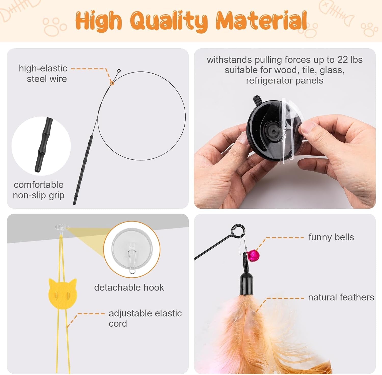 depets-cat-wand-toy-15-pcs-interactive-cat-feather-toys-for-indoor-self-play-exercise-2-play-modes-kitten-teaser-wand-reusable-suction-cup-kitten-toys