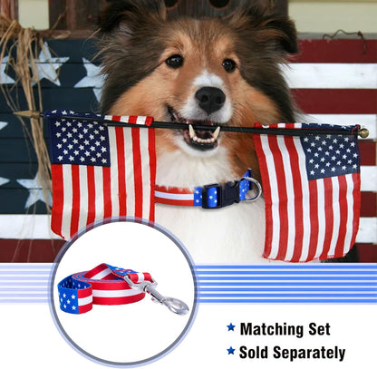 Native Pup American Flag Dog Leash (American Flag)3