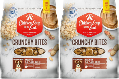 Chicken Soup for the Soul Pet Food Crunchy Bites Dog Treats, Chicken, 12 Ounce Bag | Soy, Corn & Wheat Free, No Artificial Flavors or Preservatives13