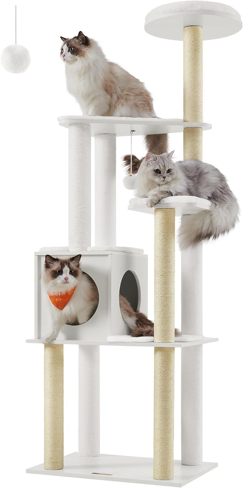 feandrea-cat-tree-64-6-inch-modern-cat-tower-multi-level-condo-with-5-scratching-posts-perch-washable-removable-cushions-cave-rustic-brown-upct166x01