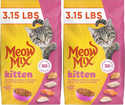 Meow Mix Cat Food, Kitten Formula, 3.15 Lb10