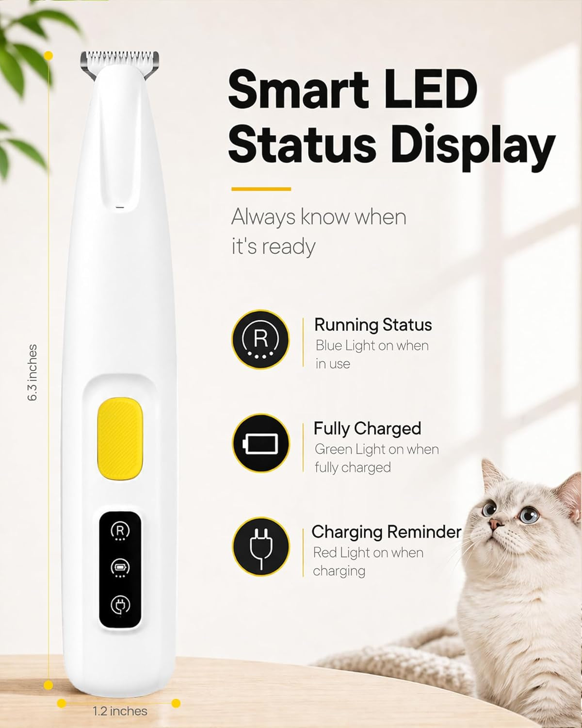 furbona-dog-paw-trimmer-18mm-quiet-dog-hair-trimmer-with-led-light-18mm-wide-blade-for-paws-face-ears-and-rump-led-light-35db-quiet-pet-grooming-ipx4-water-resistant-usb-rechargeable