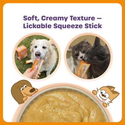 Choolip Squeeze Vita Stick Lickable Cat and Dog Treats – 20-Pack of 40G – Real Fish Puree with Multivitamins & Postbiotics – Hydrating, Gut & Immune Support – Large Breeds & Multi-Pet Homes8