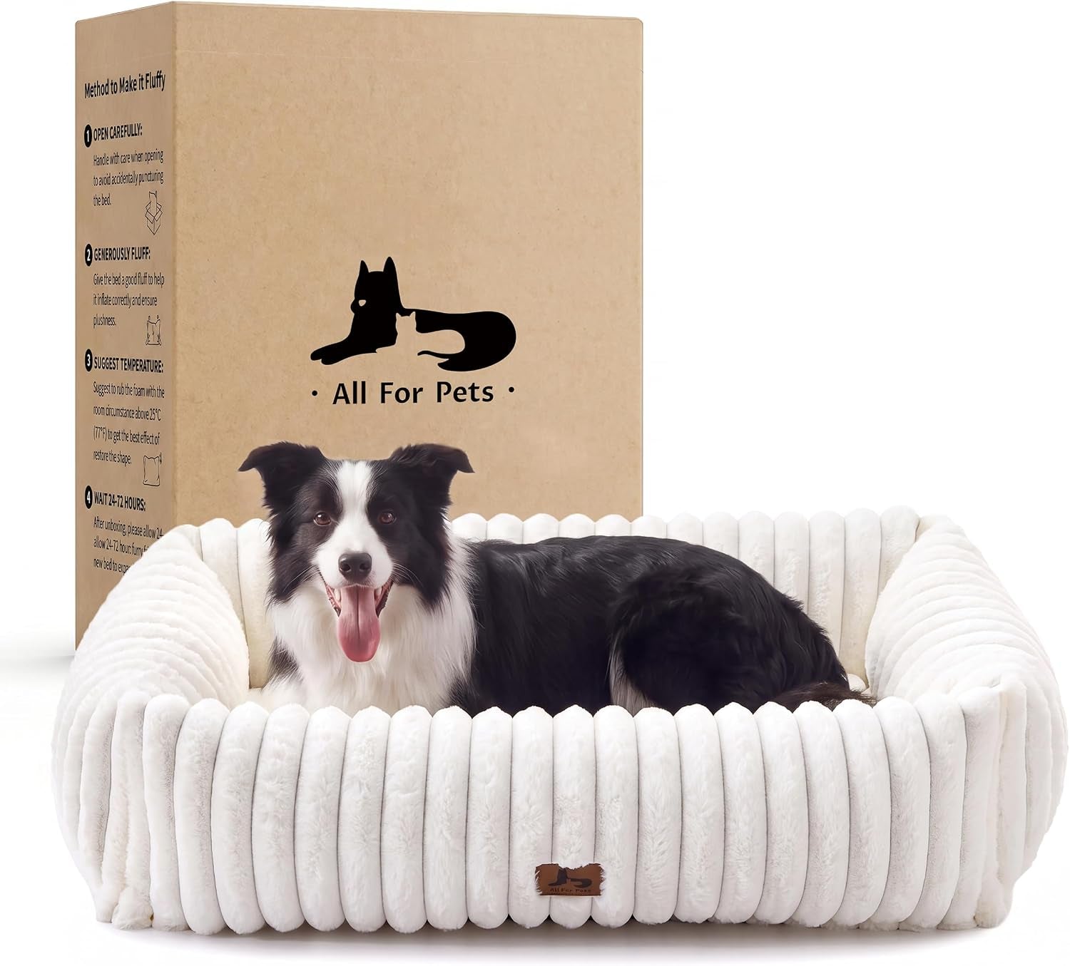 cute-dog-bed-for-small-dogs-cats-washable-fluffy-cat-beds-for-indoor-cats-rectangle-orthopedic-memory-foam-puppy-beds-with-anti-slip-bottom-20-x19-x-7-inches-cream20x19x6inchs