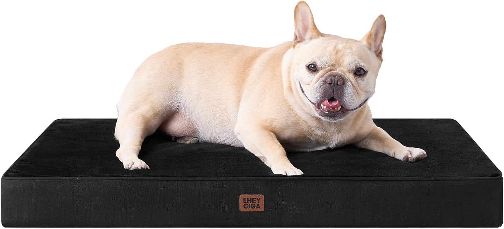 eheyciga-medium-memory-foam-dog-crate-bed-washable-30x20inch-grey-high-density-egg-crate-foam-waterproof-liner-removable-easy-clean-cover-non-slip-bottom-fits-crate-floor-and-sofa